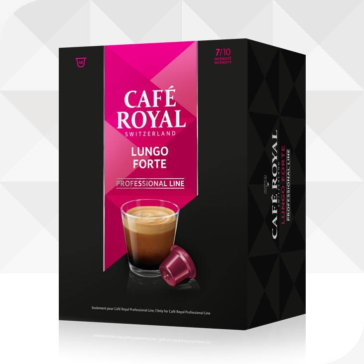 48 Capsules LUNGO FORTE Café Royal Pro